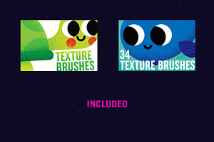 60 Vector Texture Brushes