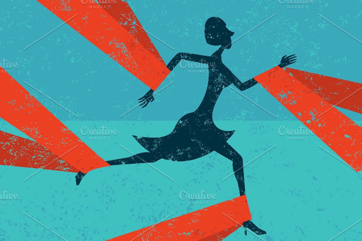 Caught in Red Tape, a Texture Illustration by retrorocket (Photo 1 of 2)