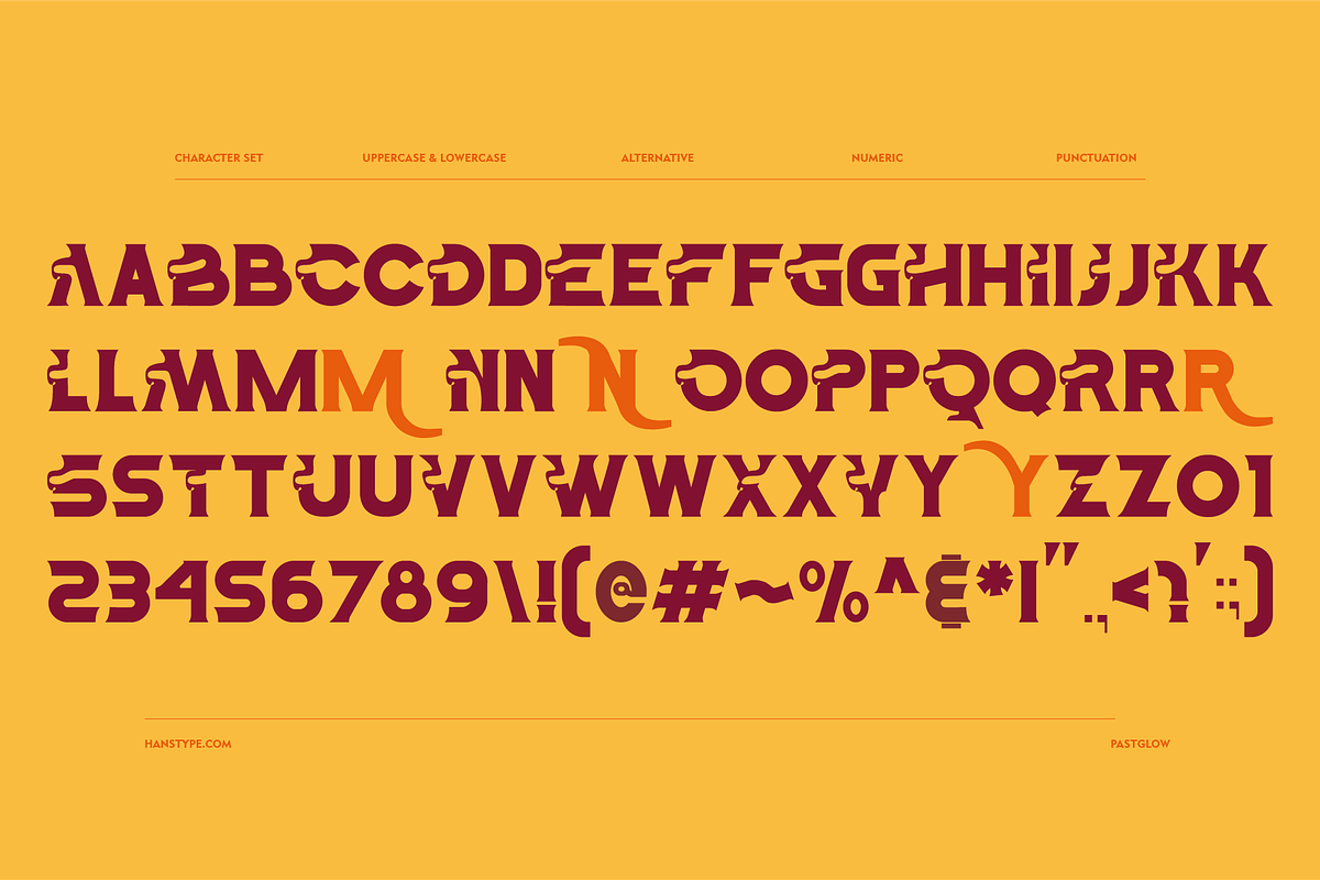 Pastglow - Serif Display Font, a Font by Hanstype.com (Photo 3 of 11)