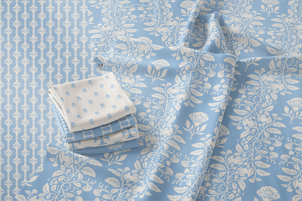 Luxury Floral Damask Patterns, a Pattern Graphic by Sonulkaster (Photo 4 of 13)