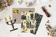 Happy Halloween clipart and paper, a Decorative Illustration by Artmanata (Thumbnail 14 of 16)
