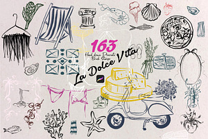 Italian Life Style Procreate Stamps