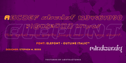 Elefont™, a Font by MINDCANDY (Thumbnail 4 of 5)
