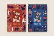 Halloween posters, cards, seamless, a Decorative Illustration by Good Studio (Thumbnail 3 of 15)