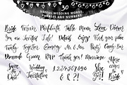Wedding Watercolor Hand-drawn Set, an Invitation Template by Spencerian Sisters (Thumbnail 5 of 7)