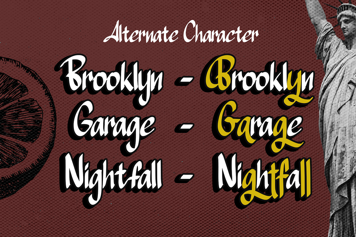 Great Copper Handcraft Display Font, a Font by Pixesia Studio (Photo 7 of 11)