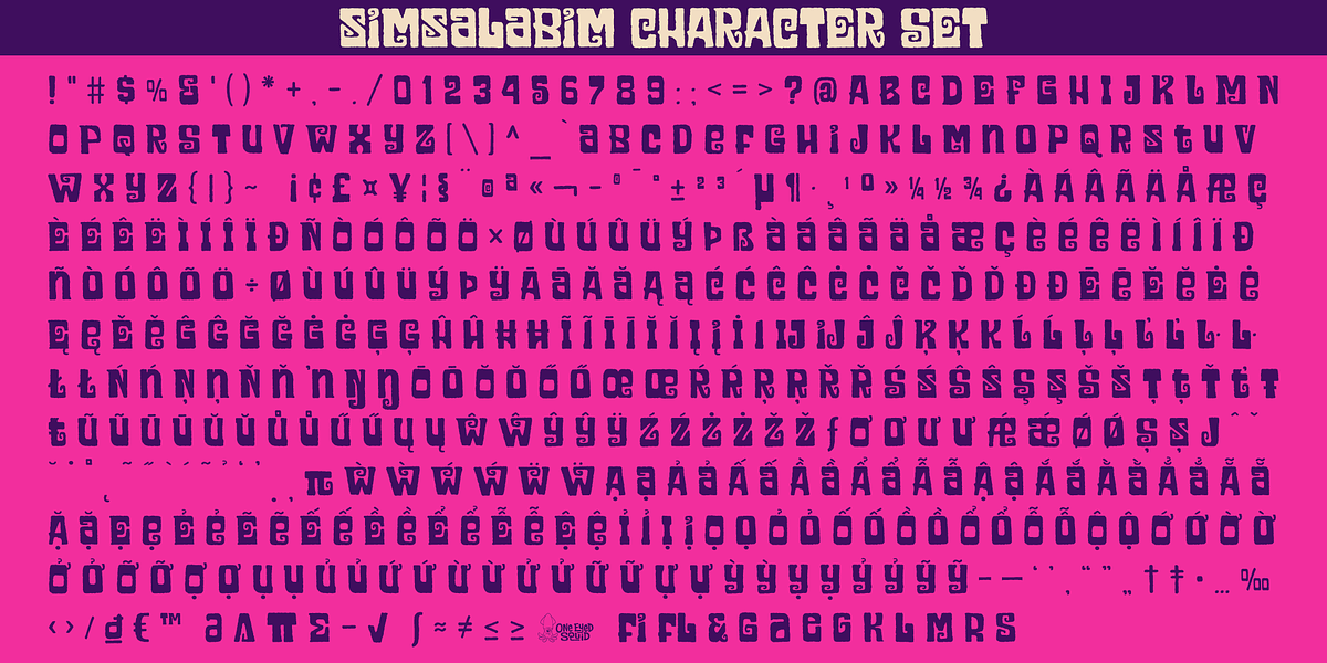Simsalabim, a Font by One Eyed Squid (Photo 6 of 6)