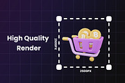 3D Bitcoin Icon Pack, an Object Graphic by Artnivora.Std (Thumbnail 2 of 4)
