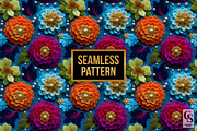 3D Colorful Beaded Felt Flower Paper, a Pattern Graphic by Creative Store (Thumbnail 4 of 4)