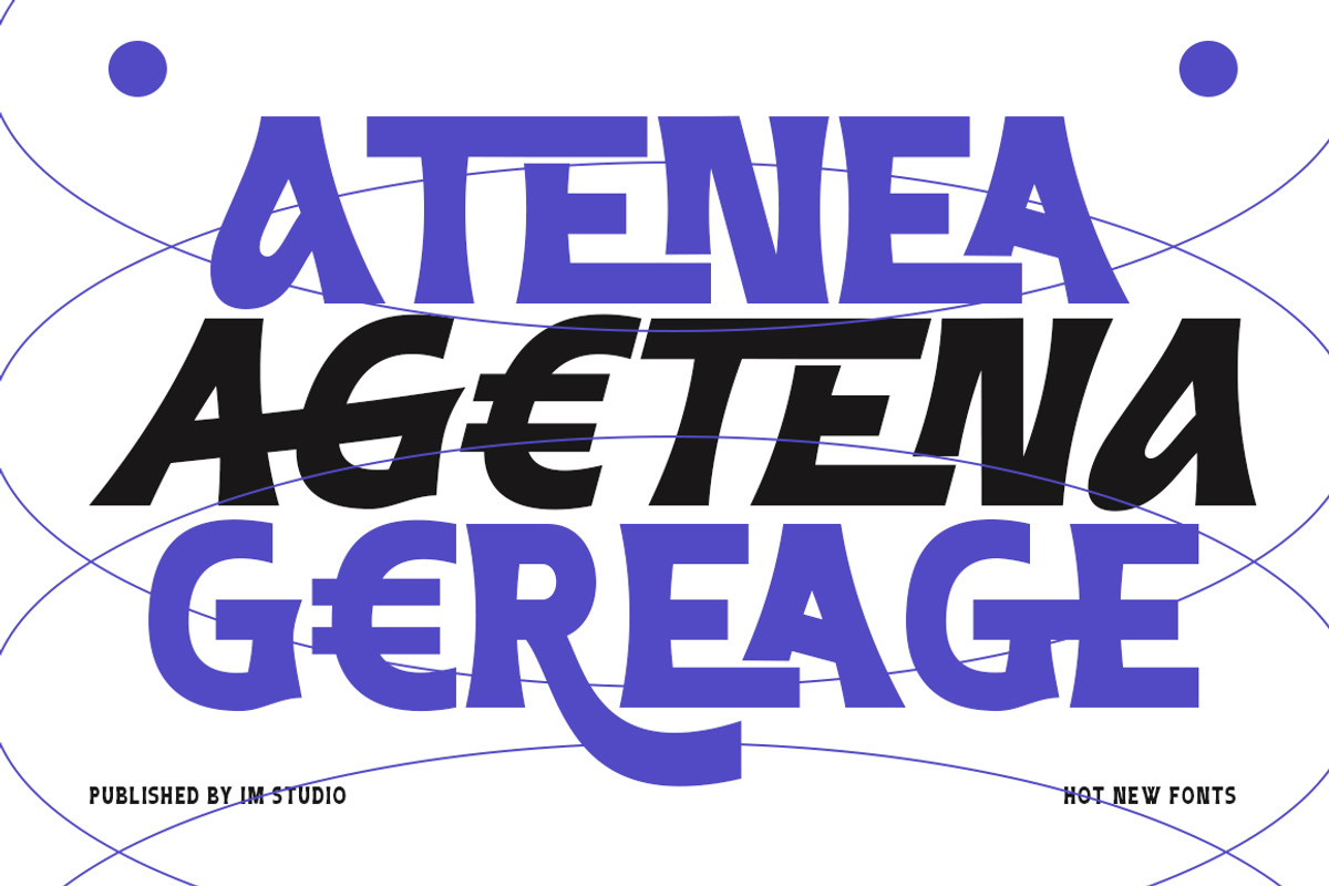 Gereage, a Sans Serif Font by IM Studio (Photo 2 of 9)