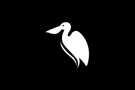 pelicans bird water beauty logo, a Branding & Logo Template by devastd