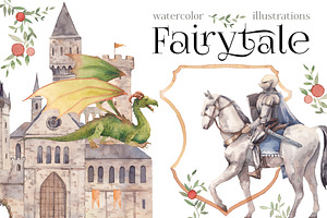 FAIRYTALE watercolor illustrations