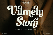 Vilmely Story - Retro Elegant Font