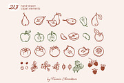 Whimsy Autumn Vector Doodle Clipart, a Seasonal Illustration by Ksenia Shmakova (Thumbnail 4 of 18)