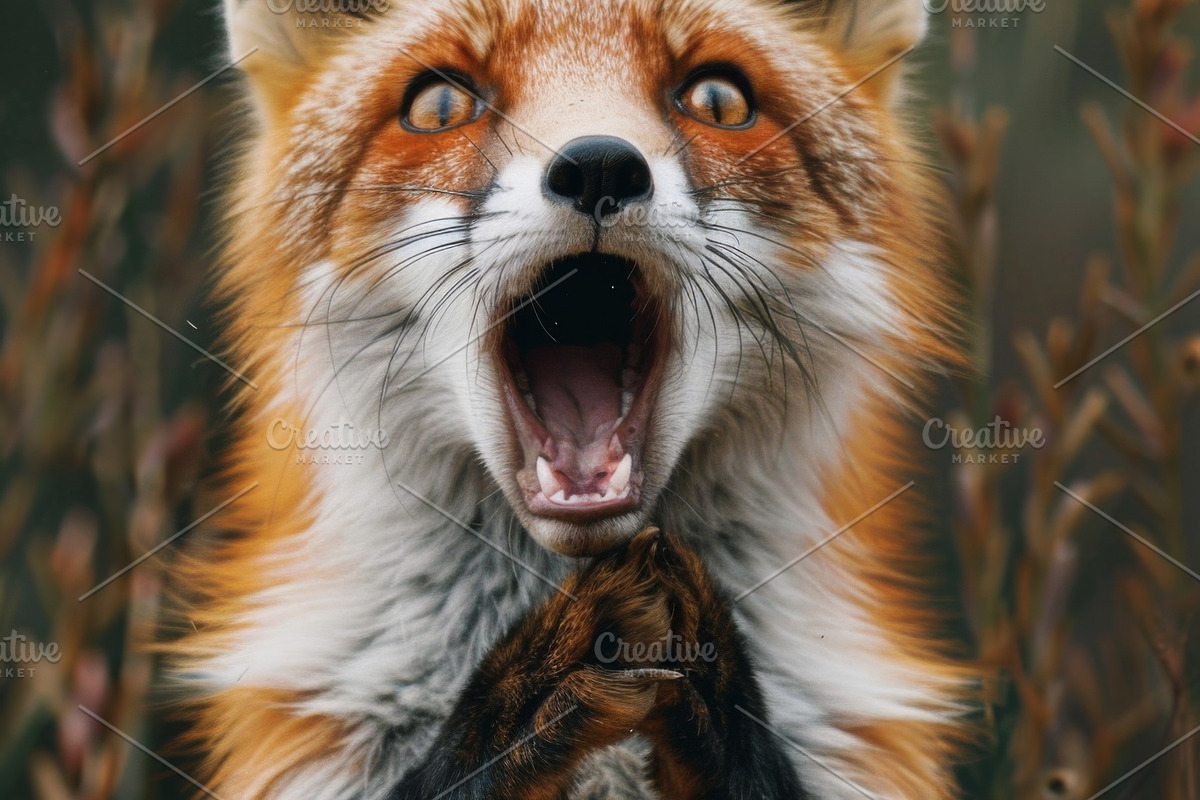 236 surprised animals, an Animal Photo by Handmadefont (Photo 55 of 241)