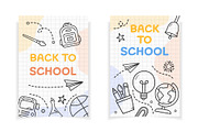 Back to School Banners & Icons, an Education Illustration by PixMarket (Thumbnail 2 of 4)
