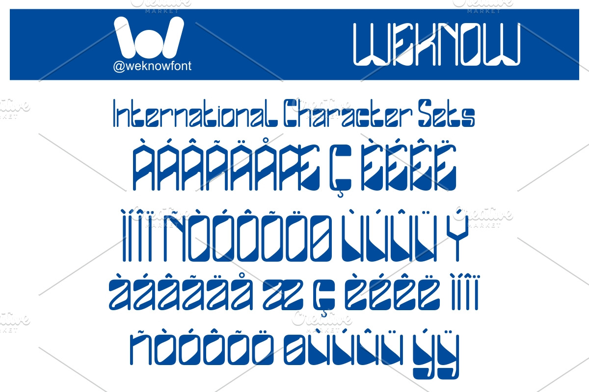 Future Frequency font, a Sans Serif Font by weknow (Photo 8 of 8)