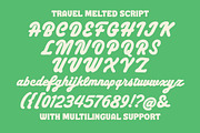 Travel Melted Retro Font Duo, a Script Font by Letterhend Studio (Thumbnail 9 of 9)