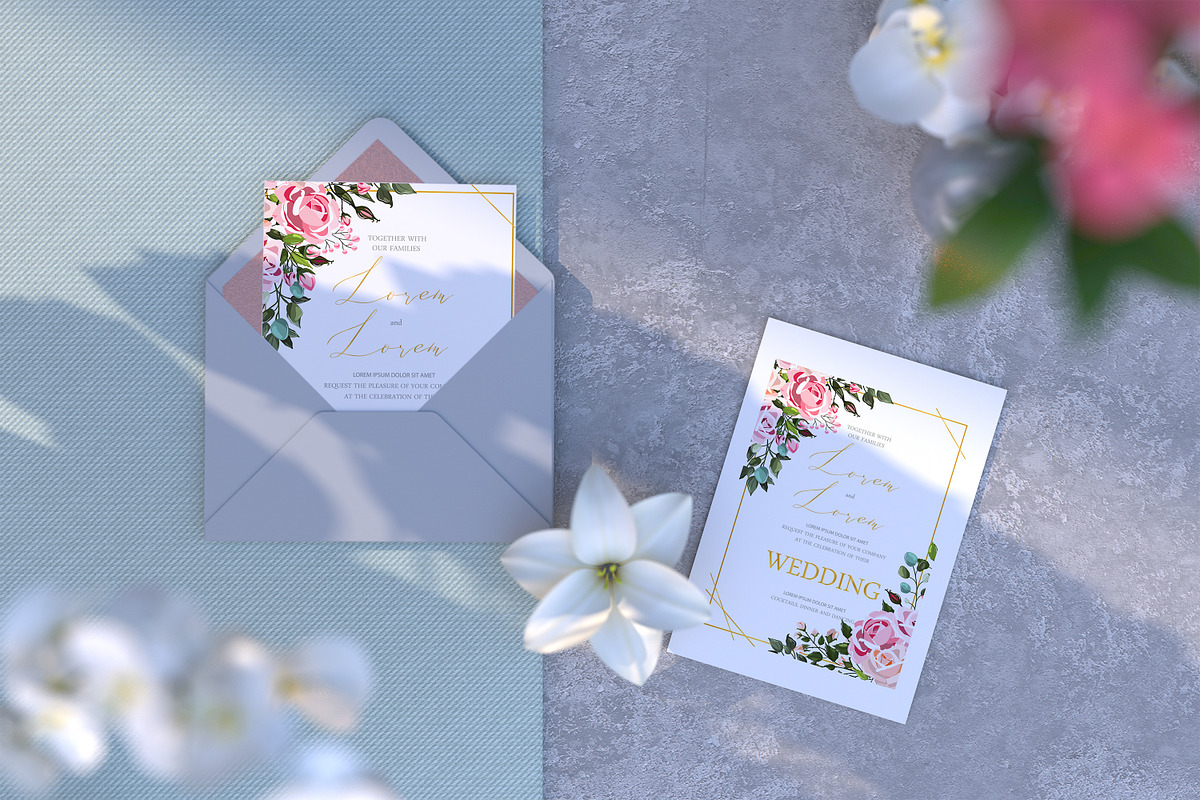 Wedding Day Mockups, a Print Template by StyleMockups (Photo 7 of 11)