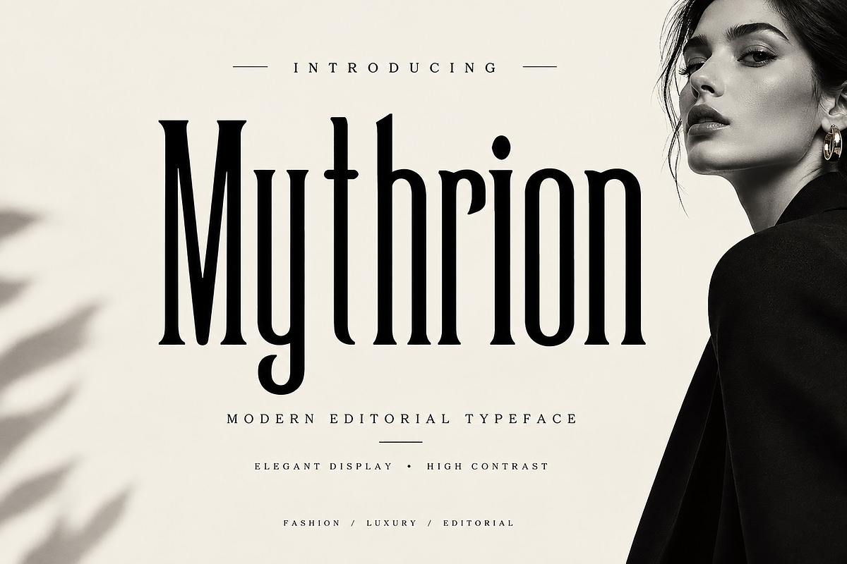 Mythrion, a Serif Font by Wow Magic (Photo 1 of 5)