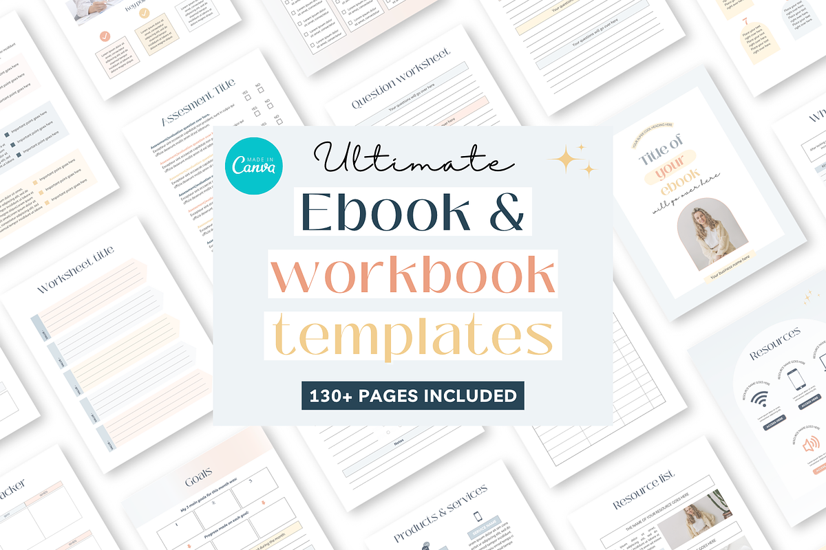 Ebook Workbook Canva Template