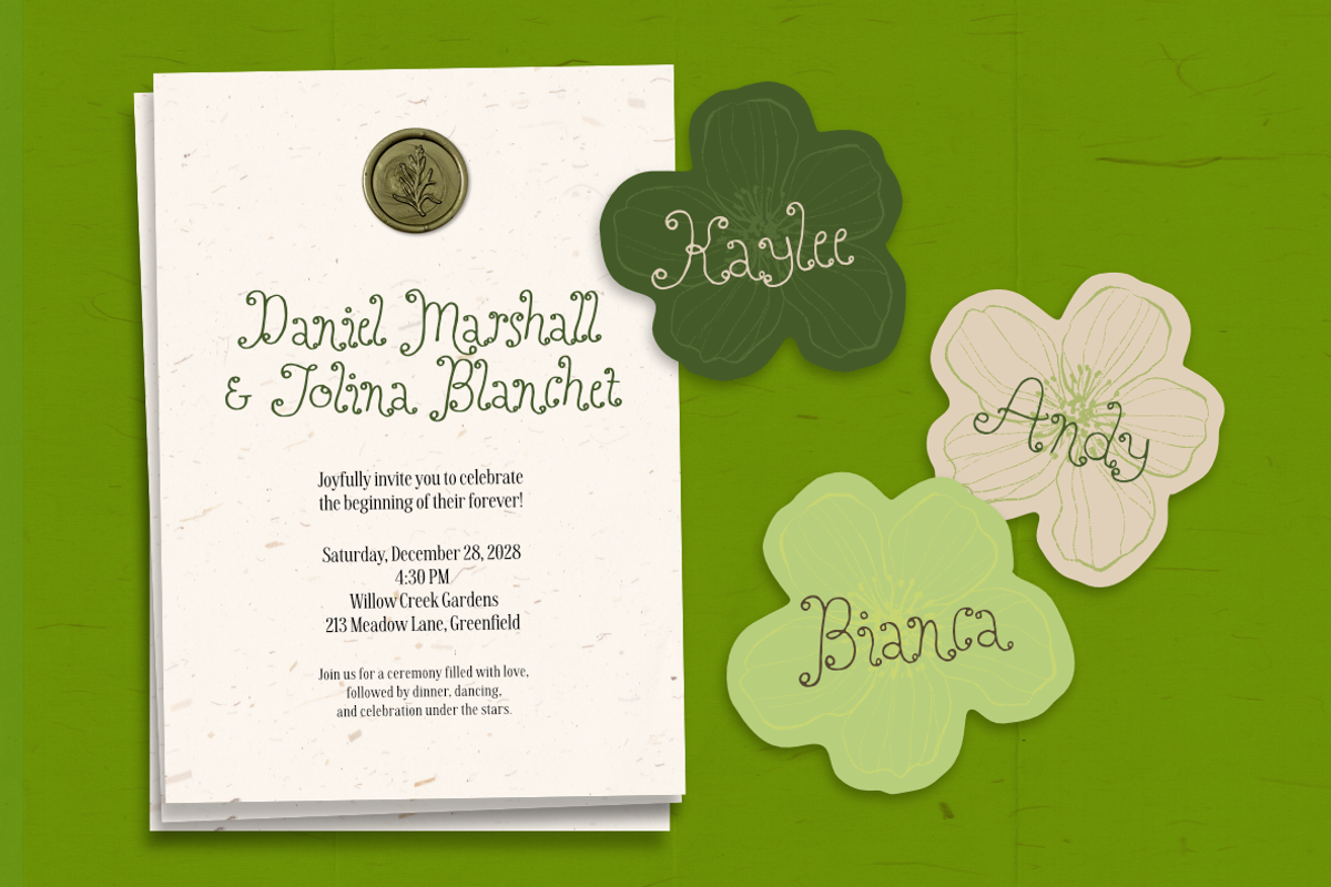 Perfect Sprouts | Whimsical Font, a Handwritten Font by type peace (Photo 6 of 20)