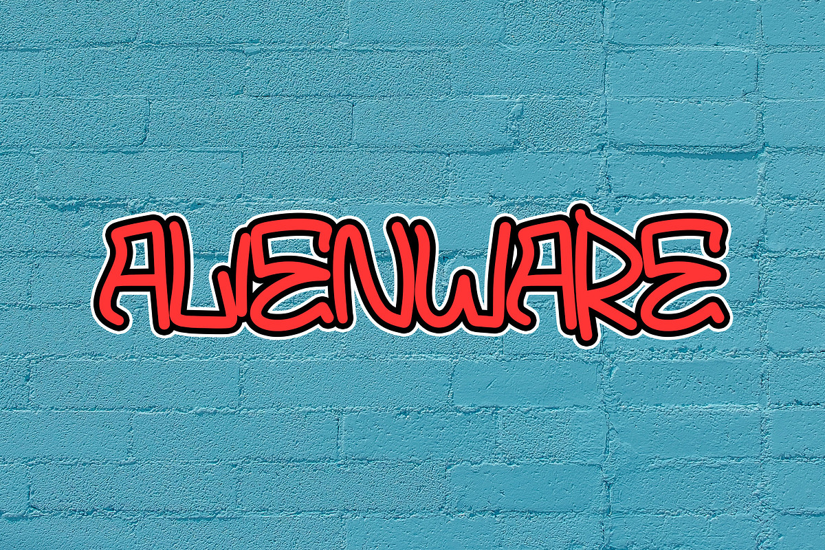SEMOZ Boldline Graffiti Font, a Handwritten Font by NTC Graphic (Photo 5 of 9)