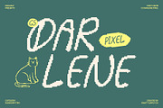 CS Darlene Pixel, a Handwritten Font by Craft Supply Co. (Thumbnail 1 of 8)