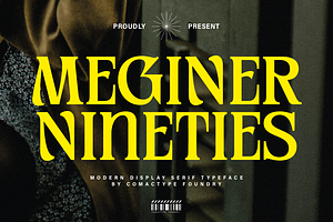 Meginer Nineties - Modern Serif