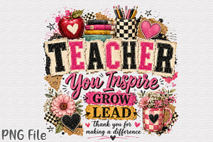 Teacher Appreciation Day Sublimation, a Seasonal Illustration by YA Design