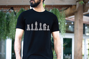 Mandala Chess Pieces Bundle, an Illustration by OldMarket Designs (Thumbnail 2 of 6)