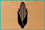 17 Corn Silhouette Matching Puzzle S, an Illustration by Amazin_art (Thumbnail 2 of 4)