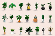 60 PSD Beautiful isolated plants, a Household Mockup by JAZZ STUDIO (Thumbnail 7 of 7)