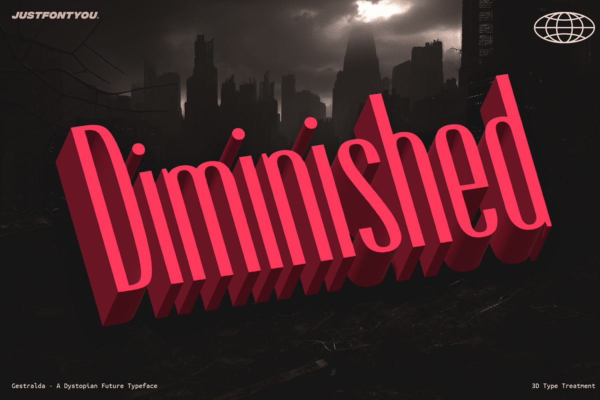 Gestralda - A Dystopian Future Fonts, a Sans Serif Font by Ian Irwanwismoyo (Photo 4 of 10)