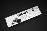 Minimalist Convention Ticket, an Invitation Template by Konakchiev (Thumbnail 2 of 3)