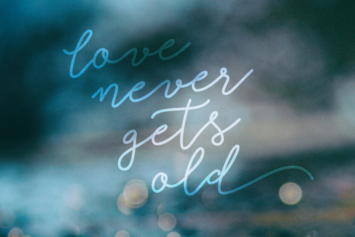 Zenith - Script Font, a Script Font by milenabdesign (Photo 10 of 11)