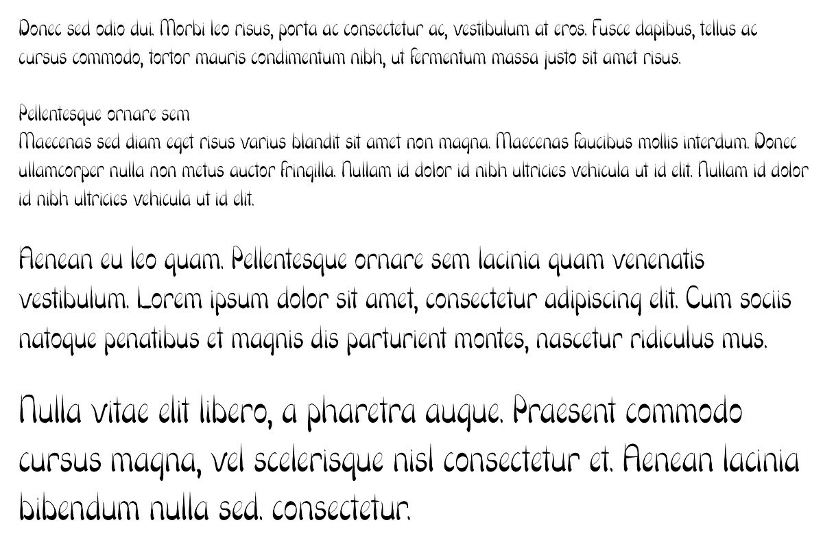 Font Lucy Cute Sans Serif Typeface, a Sans Serif Font by PageLightStudios (Photo 3 of 4)