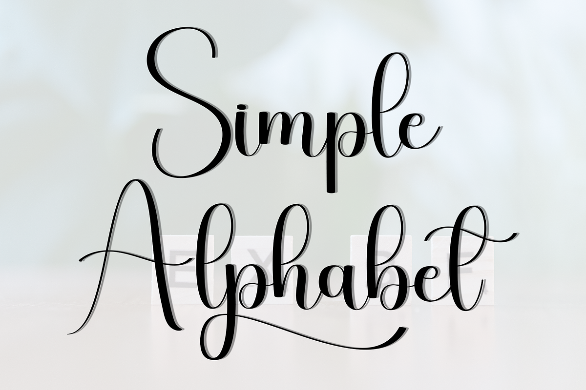 Elegant Alphabet, a Handwritten Font by FreshTypeINK (Photo 7 of 8)