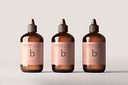 Amber Glass Bottle Mockups, a Cups & Container Mockup by pmvch (Thumbnail 10 of 20)