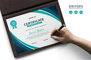 422. Modern Certificate Template, a Stationery Template by CreativeRezwan (Thumbnail 2 of 3)