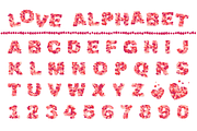 Love Alphabet Made of Heart Confetti, an Object Graphic by Art of Sun (Thumbnail 1 of 3)