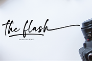 the flash, a Script Font by NJ Studio (Thumbnail 1 of 12)