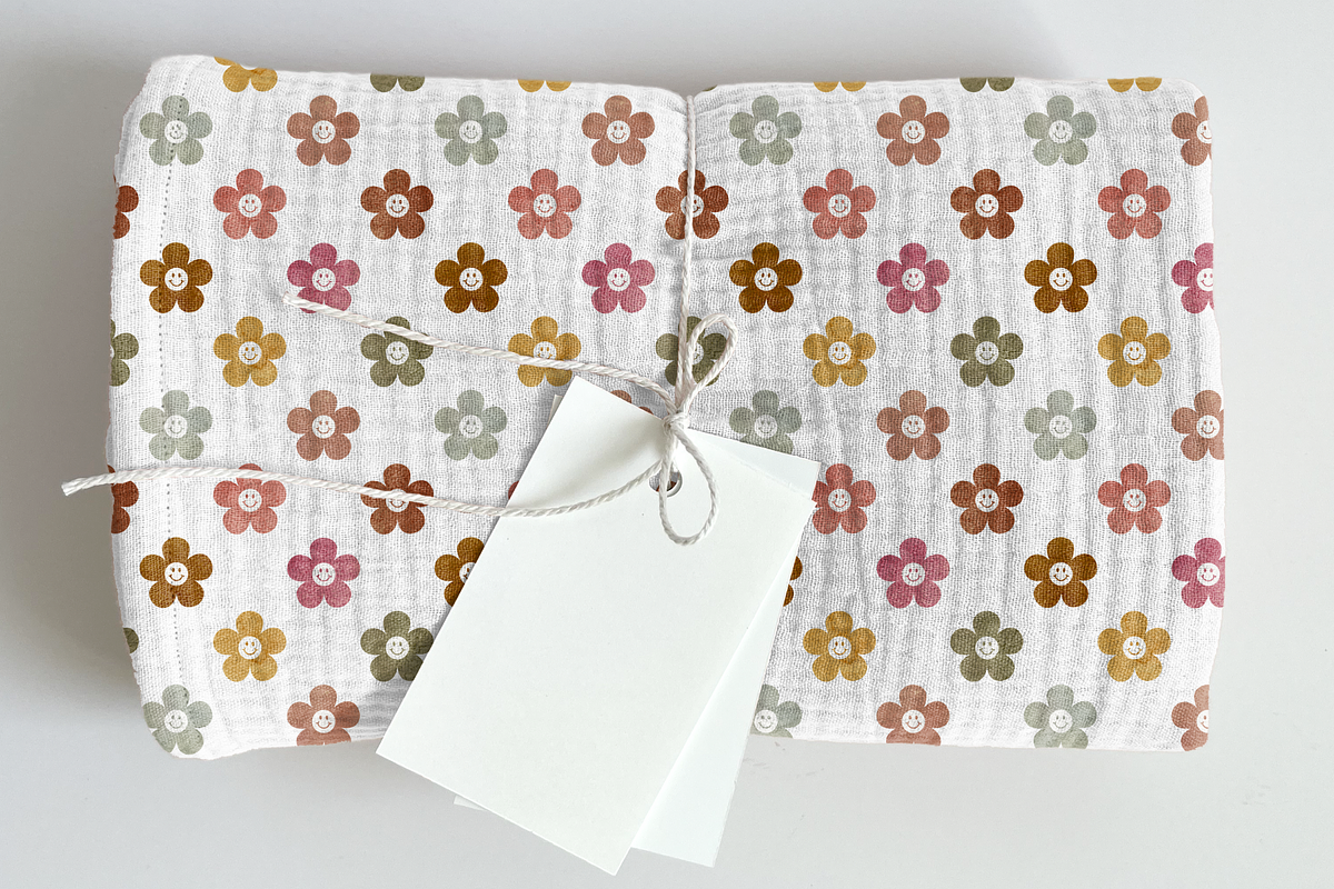 Smiley Autumn Blossoms Pattern, a Pattern Graphic by OwlAndFern (Photo 7 of 14)