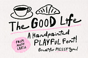 The Good Life Font, a Handwritten Font by Nicky Laatz (Thumbnail 1 of 15)