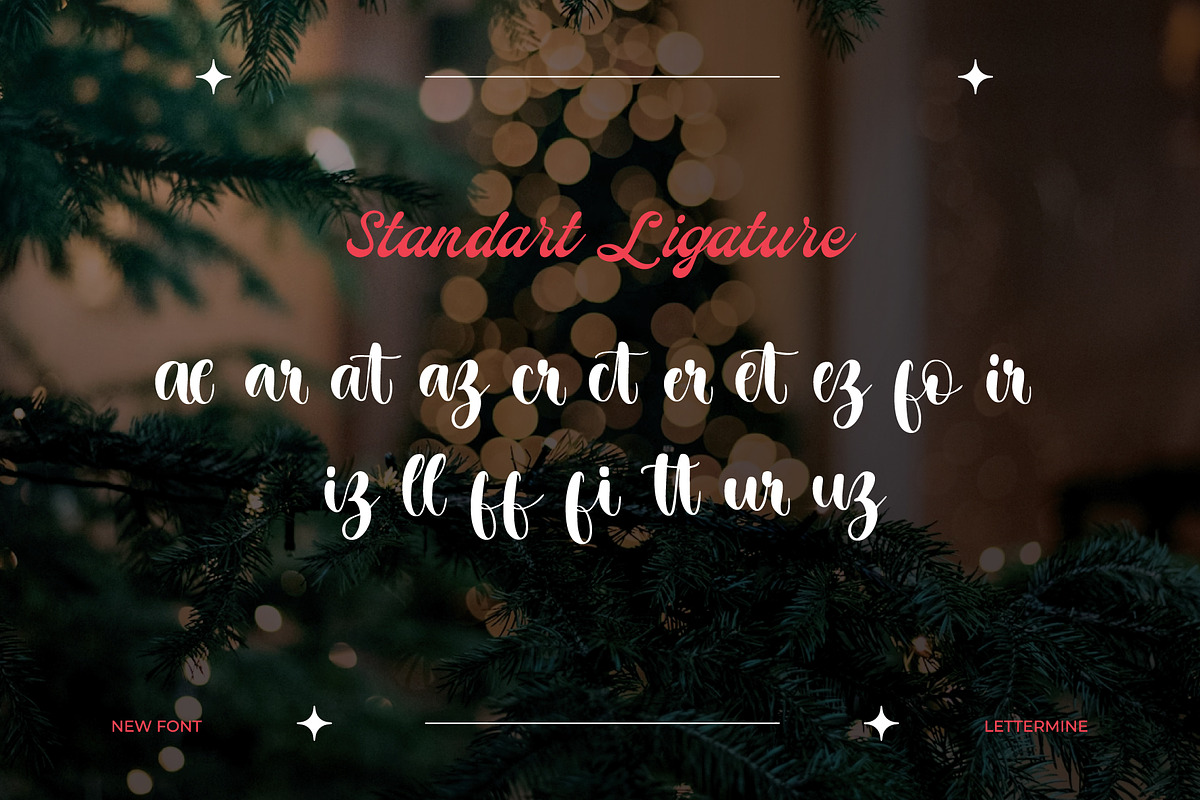 Slack On Christmas - Script, a Script Font by Lettermine (Photo 8 of 10)