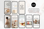 Health Wellness Instagram Templates, a Social Media Template by ShopRShop (Thumbnail 8 of 10)