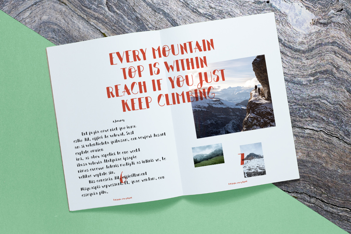 Olive – Handwritten Font, a Script Font by Studio ZACK (Photo 10 of 11)