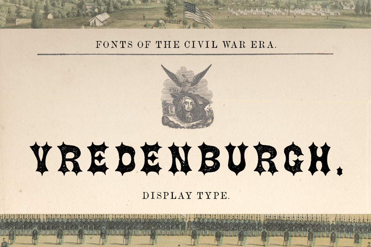 Vredenburgh Display Font, a Serif Font by New Blazing Star Press (Photo 1 of 3)