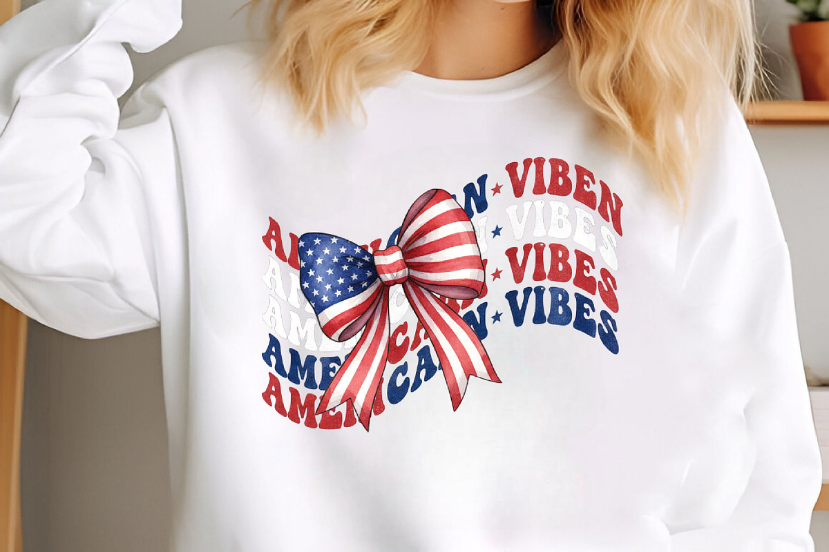 American Vibes Coquette Bow 4th July, an Illustration by Designking (Photo 1 of 4)