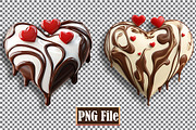 Chocolate Heart Clipart Bundle, a Person Illustration by protabsorkar11 (Thumbnail 2 of 5)